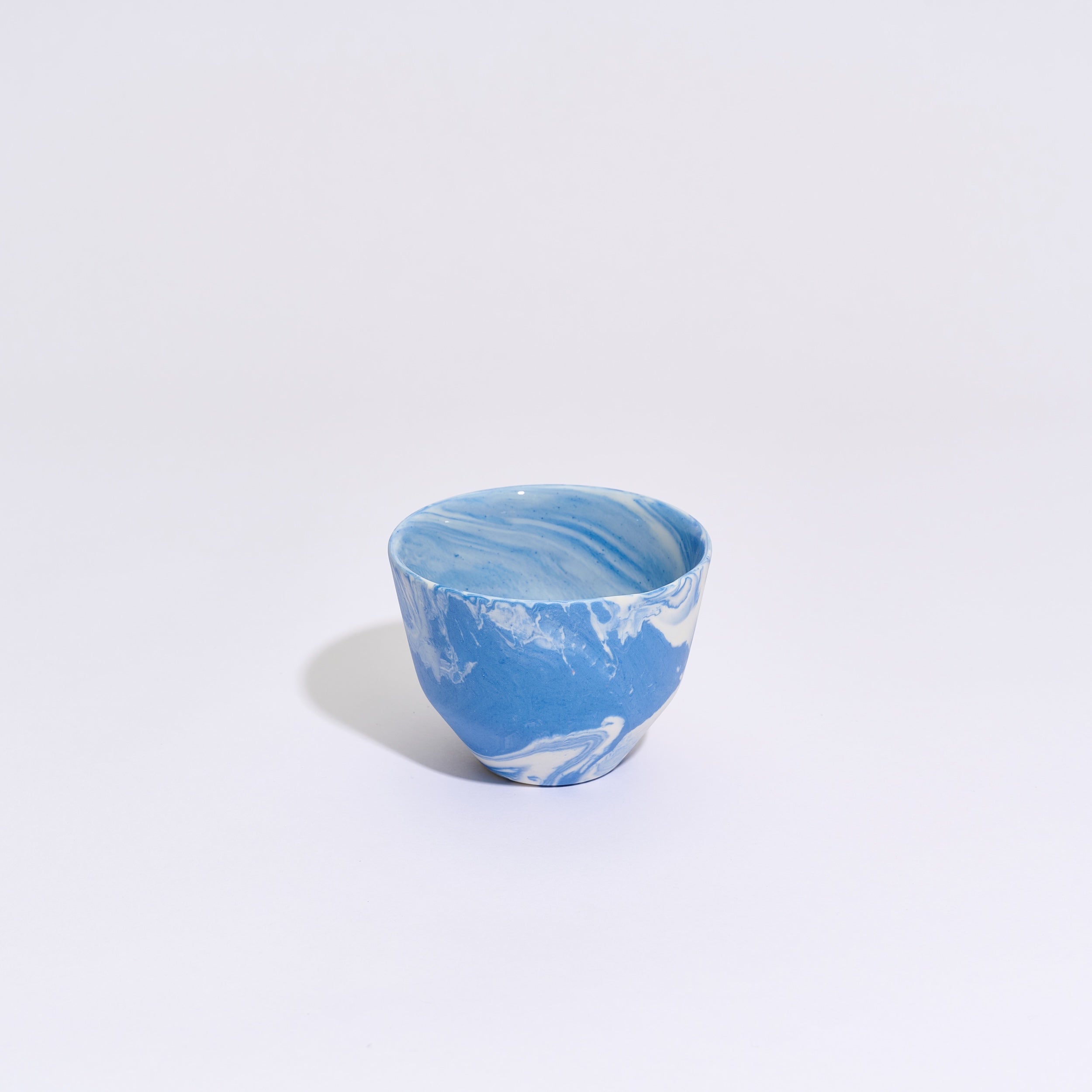 Handcrafted Porcelain Coffee Cup | Mix Wave