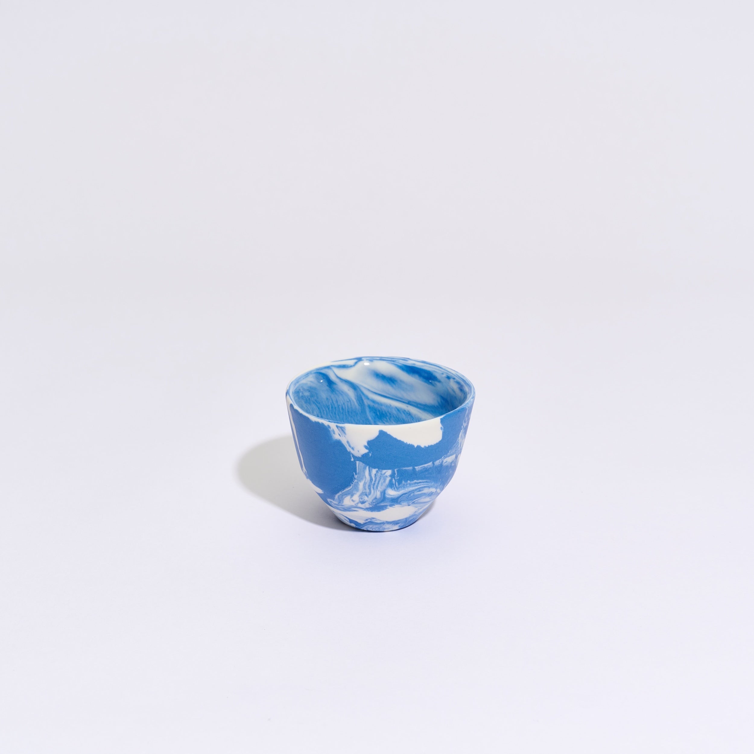 Handcrafted Porcelain Coffee Cup | Mix Wave
