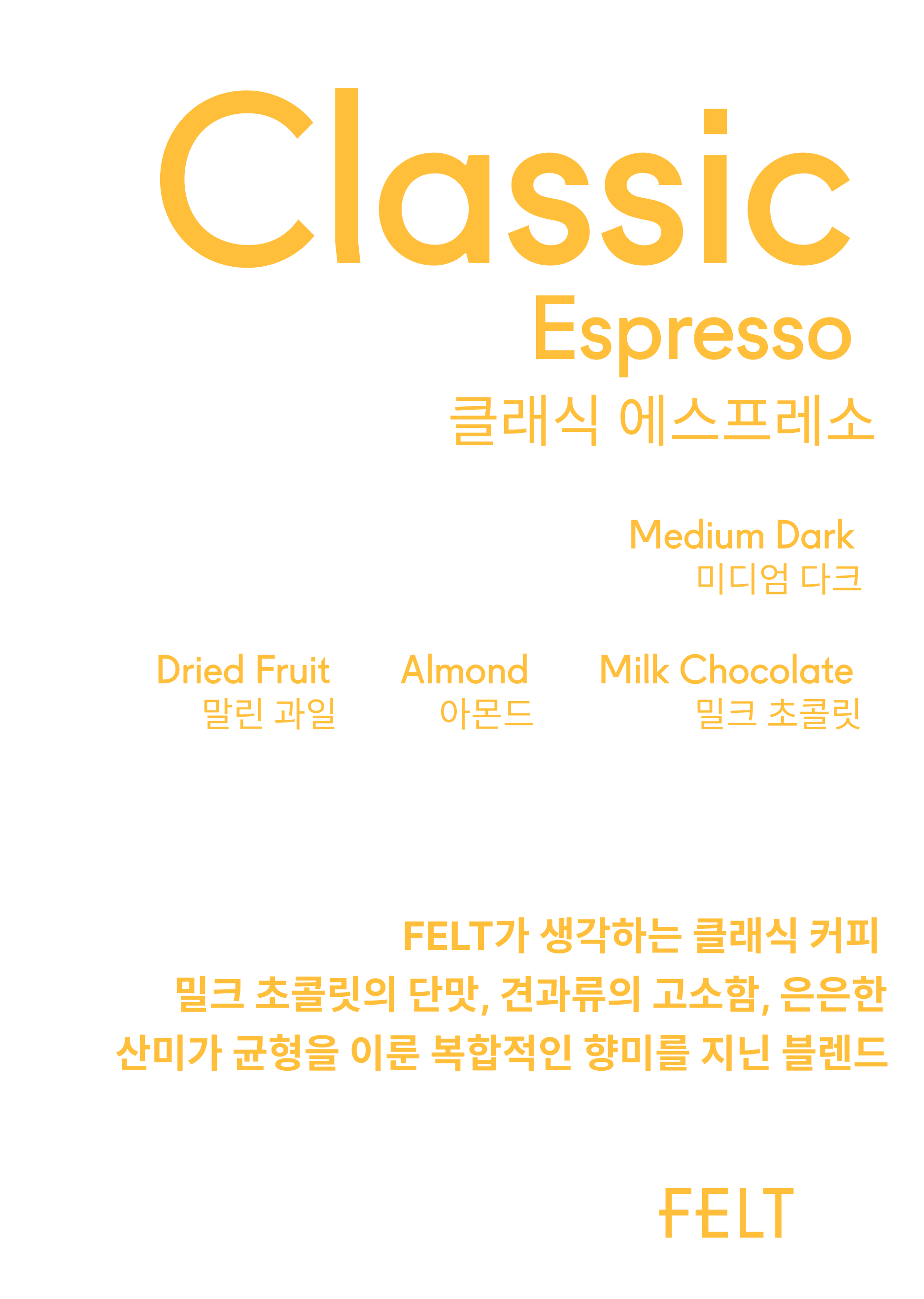 Classic Espresso Whole Beans 200g
