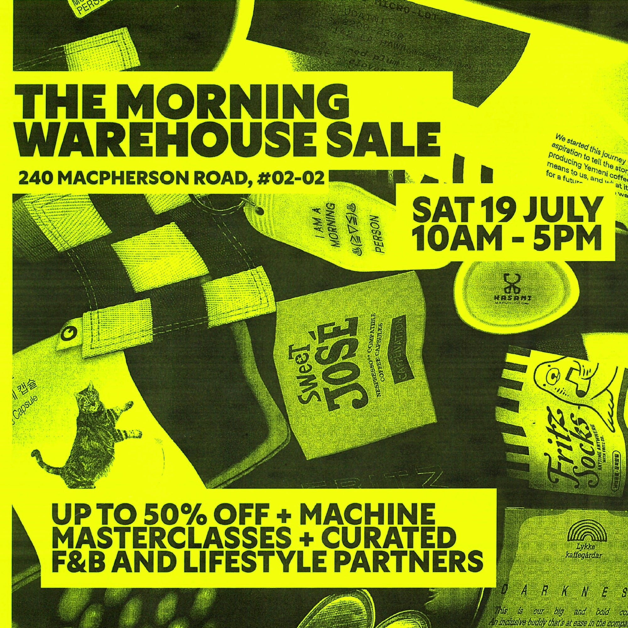 THE MORNING WAREHOUSE SALE