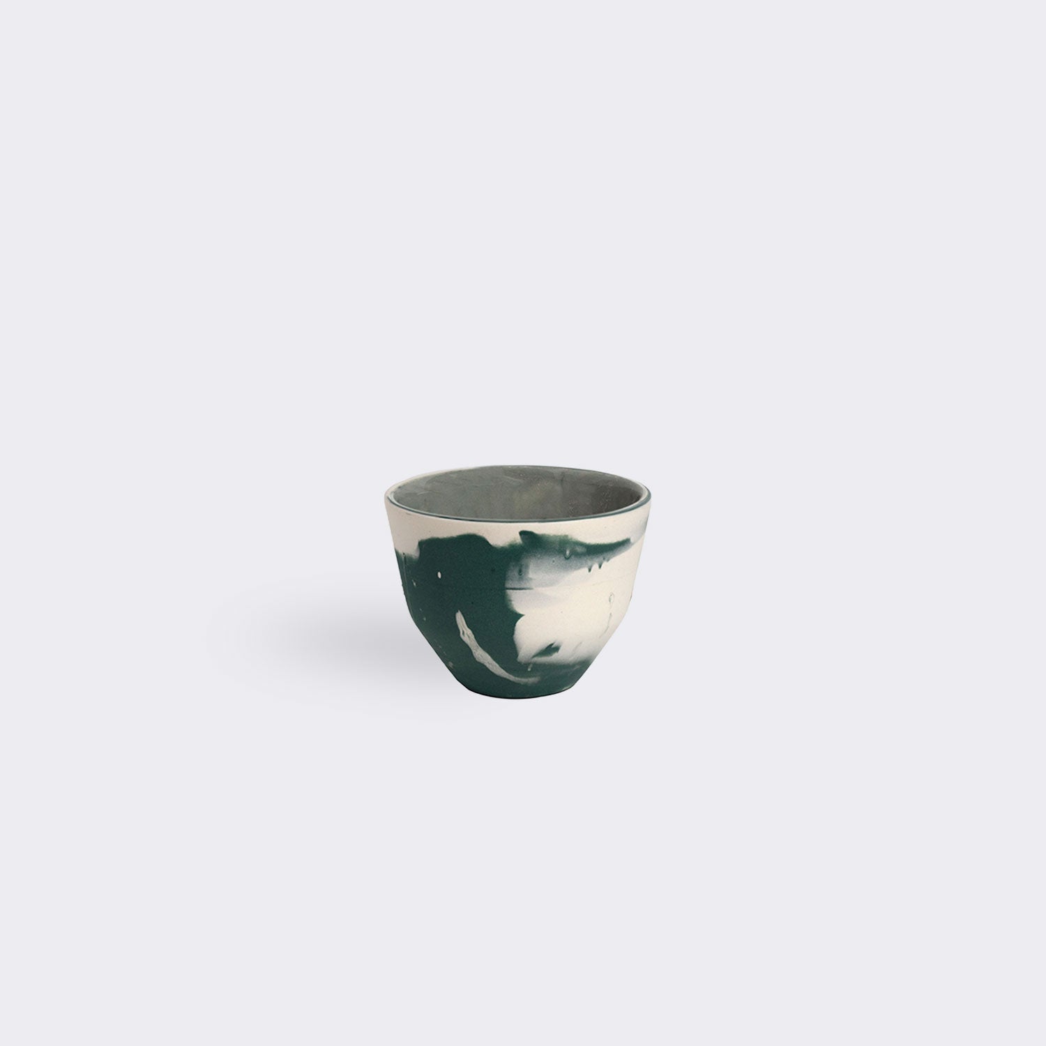 Handcrafted Porcelain Coffee Cup | Mix Wave